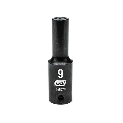 Apex 84567N Tool Group 6 Point Deep Impact Metric Socket 9 mm