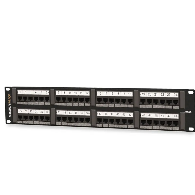 Signamax 48458MDX-C6 MDX-Series Unscreened Patch Panel 48-Port
