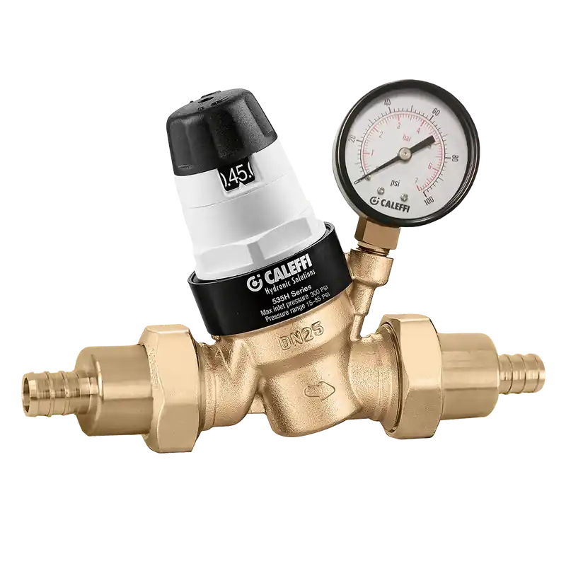 Caleffi 535760HA 535h Series Pressure Reducing Valve ASSE 1003, 1 inches PEX Barb