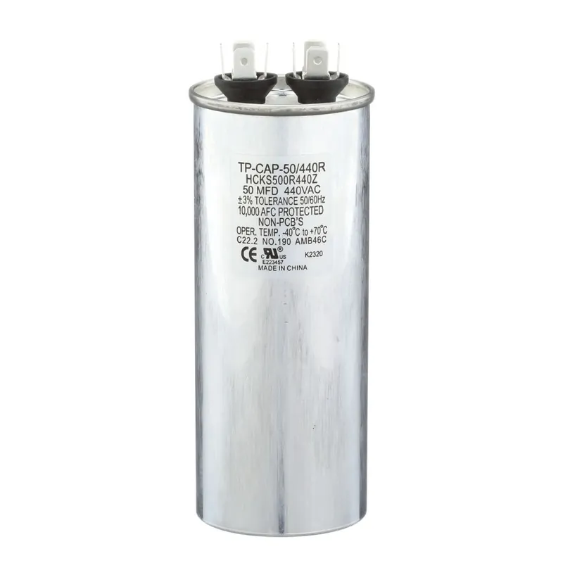 Tradepro TP-CAP-50/440R Round Run Capacitor 50 MFD 440 VAC