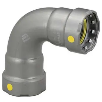 Viega MEGAPG90L2 MegaPress 25216 90 deg Pipe Elbow, 1-1/4 in, Press