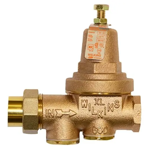 Wilkins 600XLHR High Range Pressure Reducing Valve Lead Free Bronze 2 in. FIPT Union x FIPT