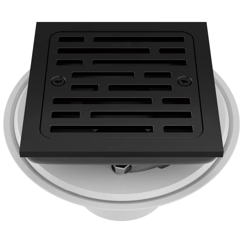 Delta Faucet DLDT062412-BL 4 inches Tile-In Square Shower Drain