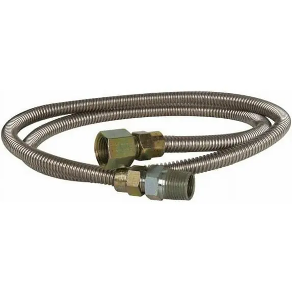 Easyflex EFGC-014-YE-1011-36 Gas Connector 1/2in X 36in