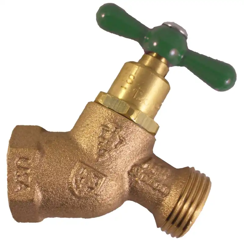 Arrowhead Brass & Plumbing 363LF 3/4 inches Female Iron Pipe x 3/4 inches Hose Connection, No Kink Hose Bibb Integral Vacuum Arrow Breaker