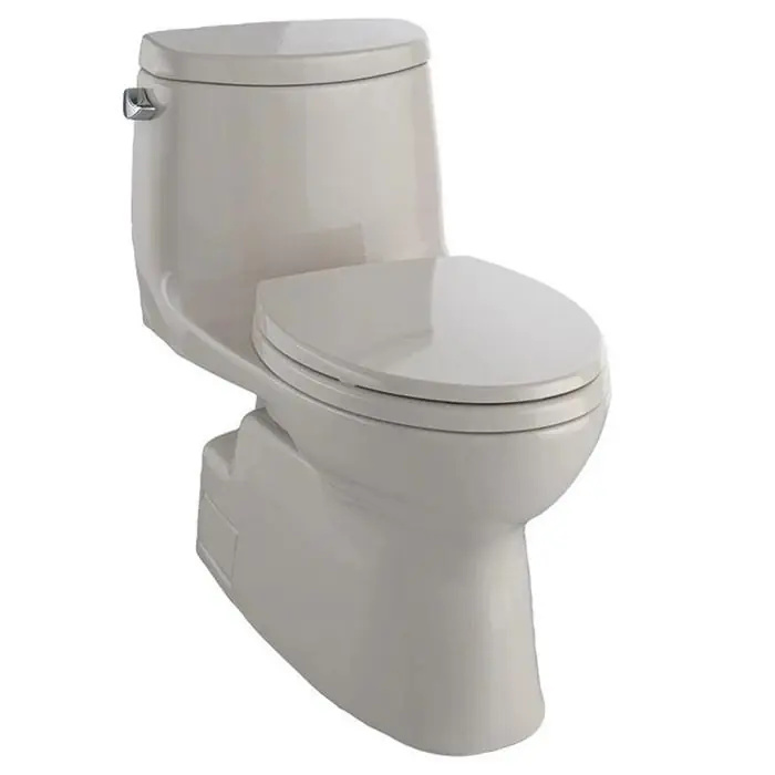 Toto MS614124CEFG-03 Carlyle II One-Piece Toilet, 1.28 GPF, Washlet+ Connection