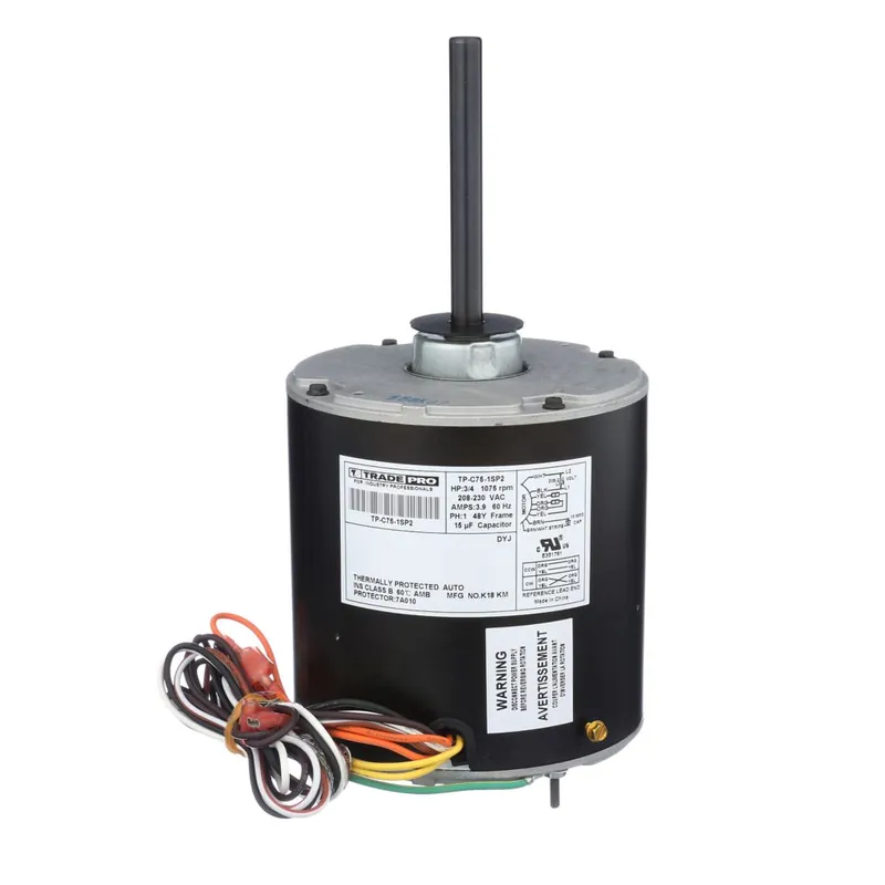Tradepro TP-C75-1SP2 Condenser Fan Motor 3/4 HP 208/230V 1-Speed