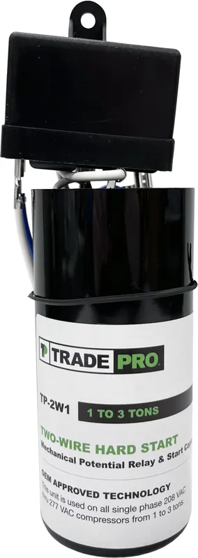 Tradepro TP-2W1 Hard Start Kit Mechanical Potential Relay (Mpr)