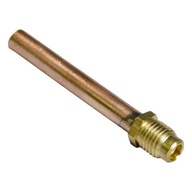 Tradepro Tp-8405/6 1/4 inches m. Flare access fitting with 5/16 inches copper tube ext. (Pack of 6)