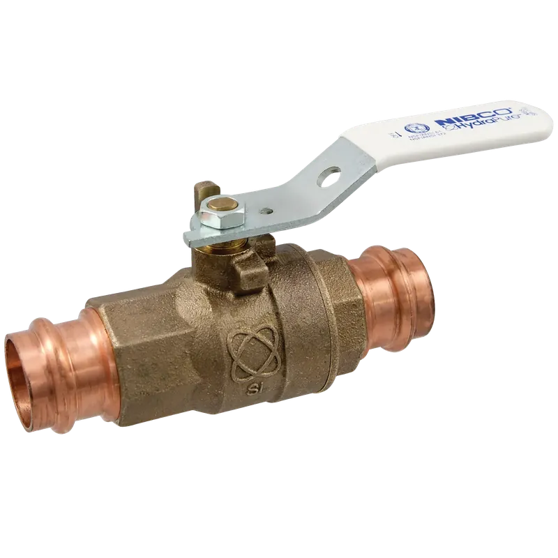Nibco PC585-80-LF-2 Ball Valve - Lead-Free, Full Port, Press Ends, 250 PSI