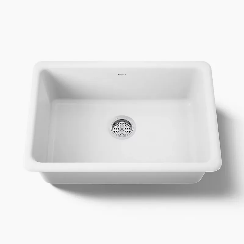 Kohler K-5708-0 Iron/Tones 27 inches Top-/Undermount Single-Bowl Kitchen Sink