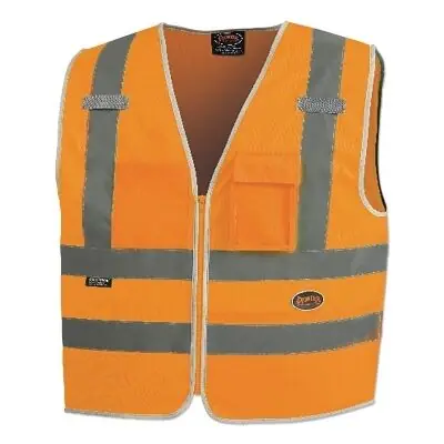 Pioneer V1025150U-2XL 6855U/6856U Hi-Vis Multi-Pocket Safety Vest 2X-Large
