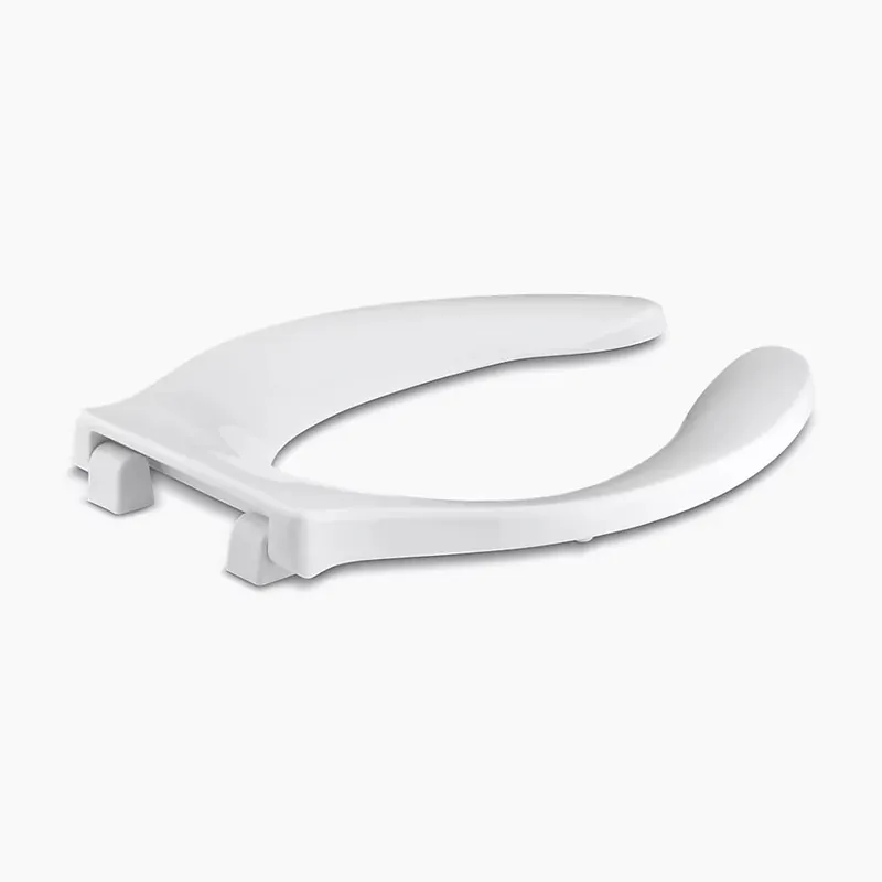 Kohler K-4731-GC-0 Stronghold Commercial Elongated Toilet Seat with Integrated Handle and Quiet-Close Check Hinge
