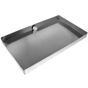 Southwark Metal 137LS23272 Galvanized Drain Pan 32 inches X 72 inches, 2 inches Deep (Long Side)