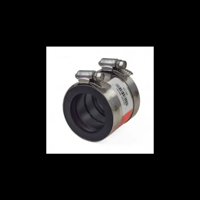 Mission Rubber KT150 Band-Seal Specialty Coupling 1-1/2 inches Copper to 1-1/4 inches Plastic/Steel or 1-1/2 inches Tubular Replacement MPN