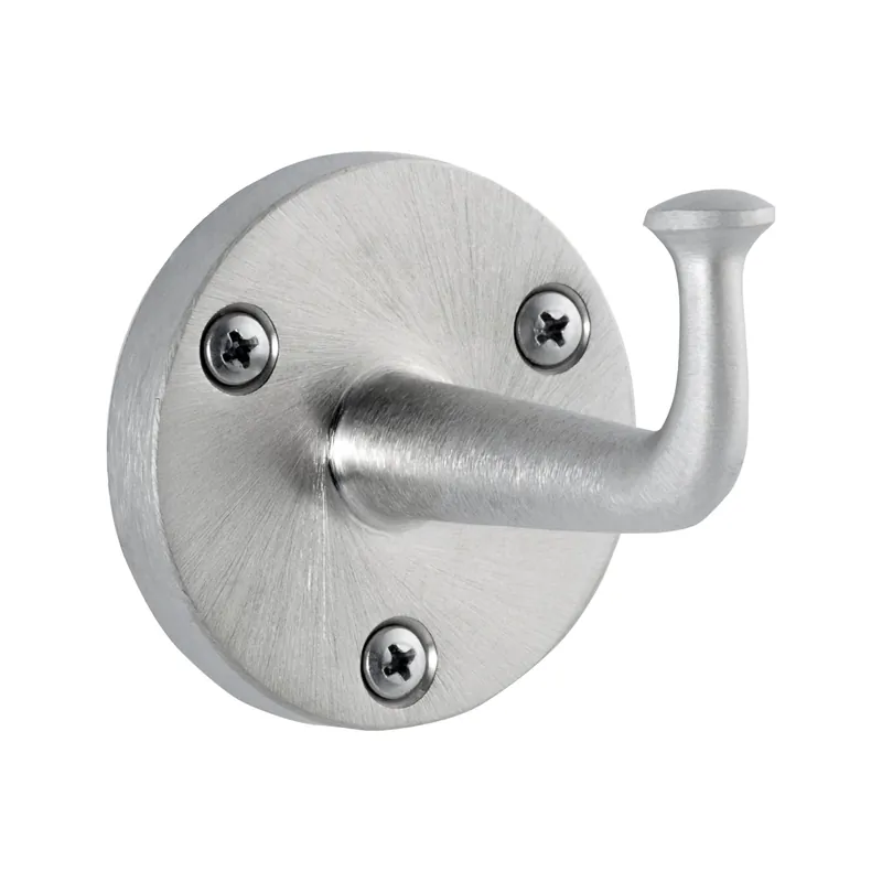 Bobrick B-211 Surface-Mounted Heavy-Duty Clothes Hook Exposed Mounting