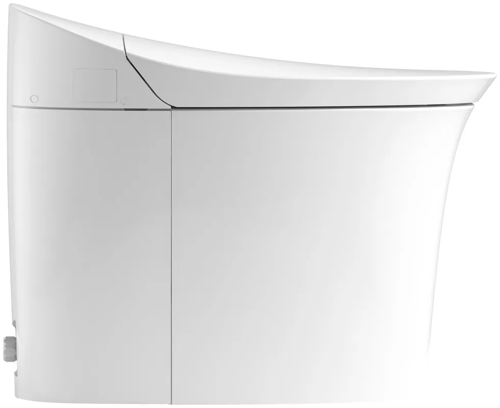 Kohler K-5401-PA-0 Veil One-Piece Compact Elongated Smart Toilet, Dual-Flush