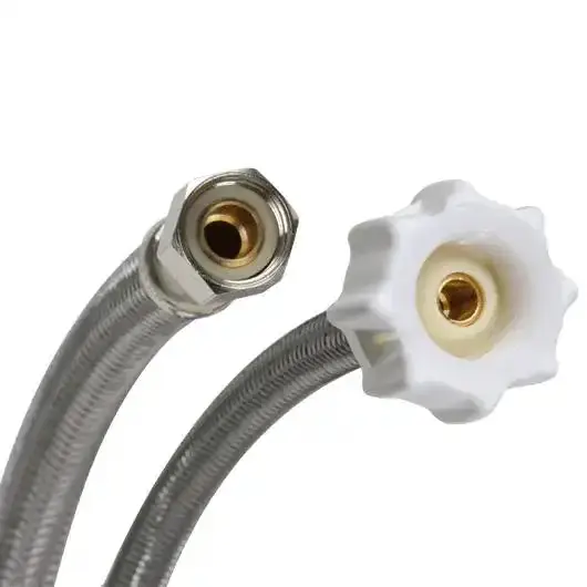 Brasscraft PLS3-12DLF 1/2 inches x 7/8 inches Braided Flexible Supply Toilet Connector 12 inches