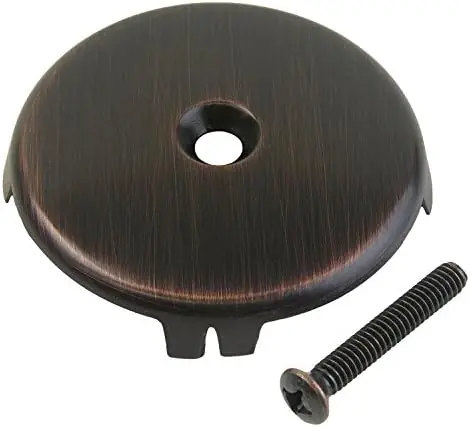 Larsen 31595VB Bathtub Overflow Plate with One Screw