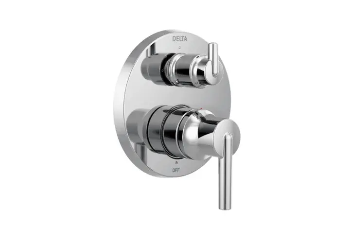 Delta Faucet DLT24859 Trinsic Contemporary Monitor 14 Series Valve Trim with 3-Setting Integrated Diverter