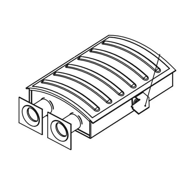 Bradford White 228-49859-01 Ultra Low NOx Main Burner Assembly For Use With Model U175SN, U2XR75SN and U75T80RN Ultra Low NOx Water Heater
