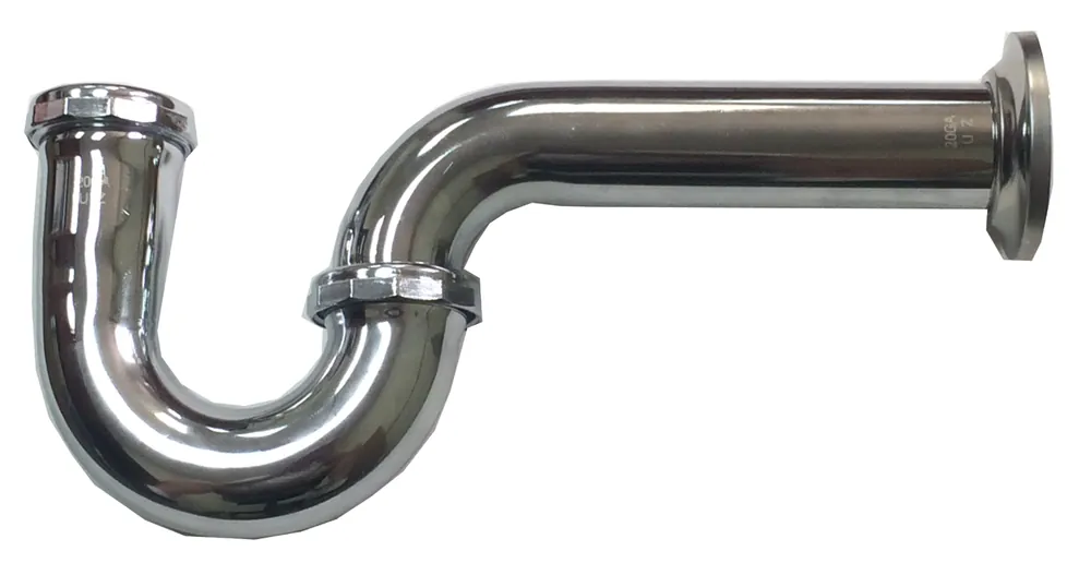 Csb International Products 115BCP 1-1/2 inch 17 Gauge Brass "P" Trap with Deep Escutcheon less Cleanout