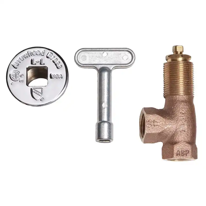 Arrowhead Brass & Plumbing 259 angle log lighter valve