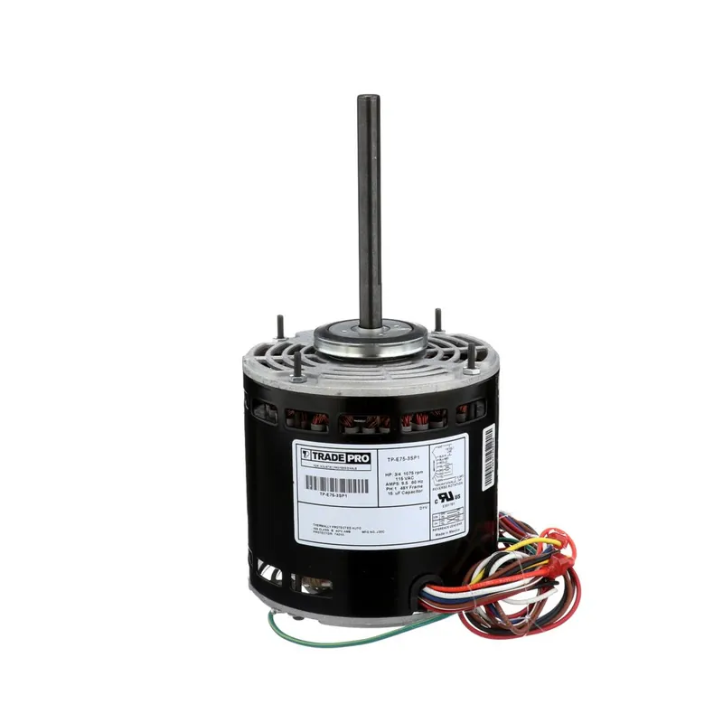 Tradepro TP-E75-3SP1 Direct Drive Blower Motor 3/4 HP 115V 9.5 Amp 3-Speed