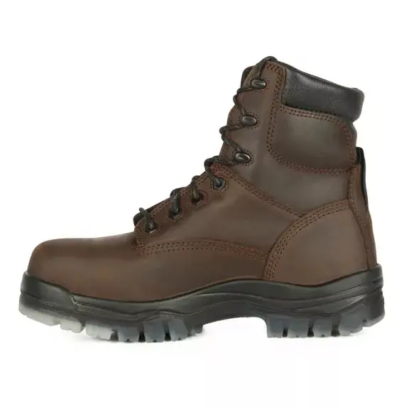 Oliver By Honeywell 45637C-BRN-090 Brown Leather Lace Up 6in Composite Toe