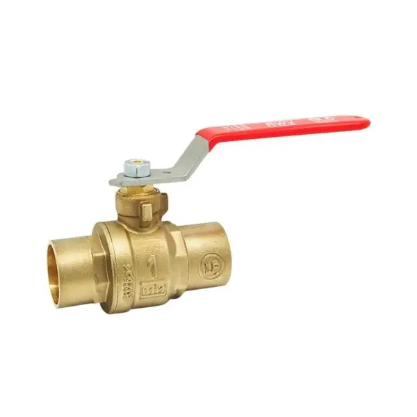 Red-White Valve 5549AB-114 lf Brass Full Port Ball Valve