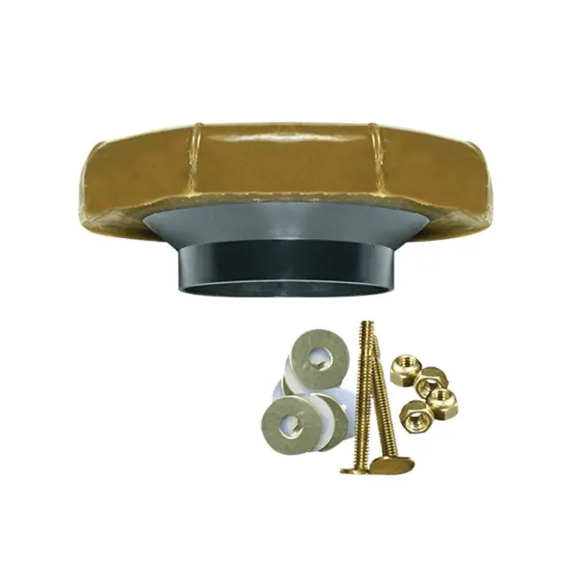 Fluidmaster PRO4KF Pro Series Bowl Wax Gasket Kit w/ Flange & Bolts