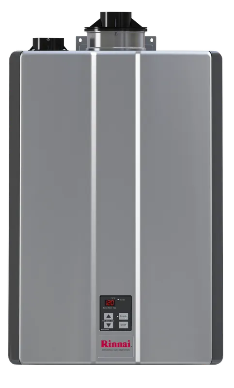 Rinnai RUR160IN Sensei 160,000 BTU Condensing Indoor Tankless Water Heater with Pump Valve