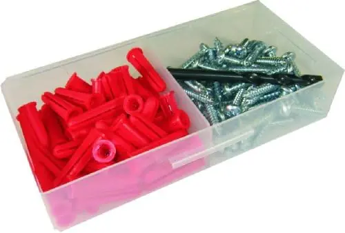 Dottie DOTK14C Anchor Kit #12 x 1-1/2-Inch 101 Piece