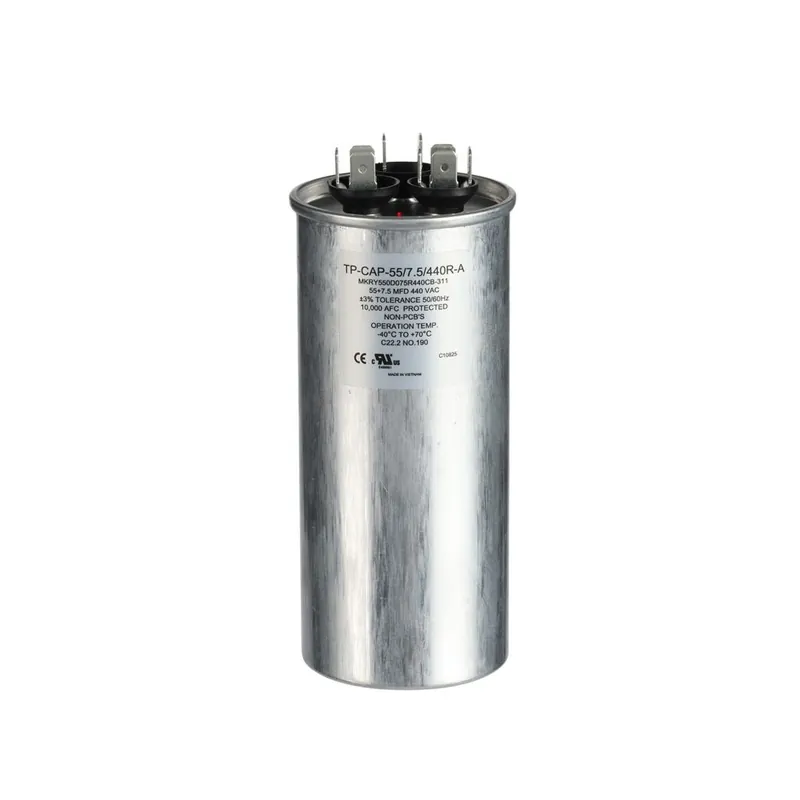 Tradepro TP-CAP-55/7.5/440R Run Capacitor 55/7.5 MFD