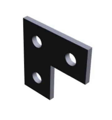 Elite Components F36-350350eg 3 Hole Half Tee Plate Eg