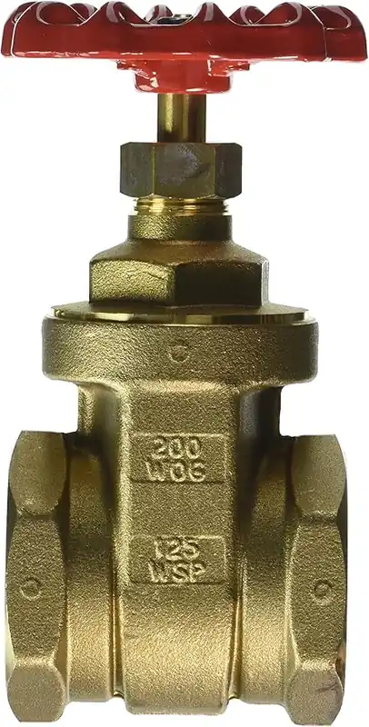 Red-White Valve 206AB-112 Lf Brass Gate Valve 1-1/2 inches