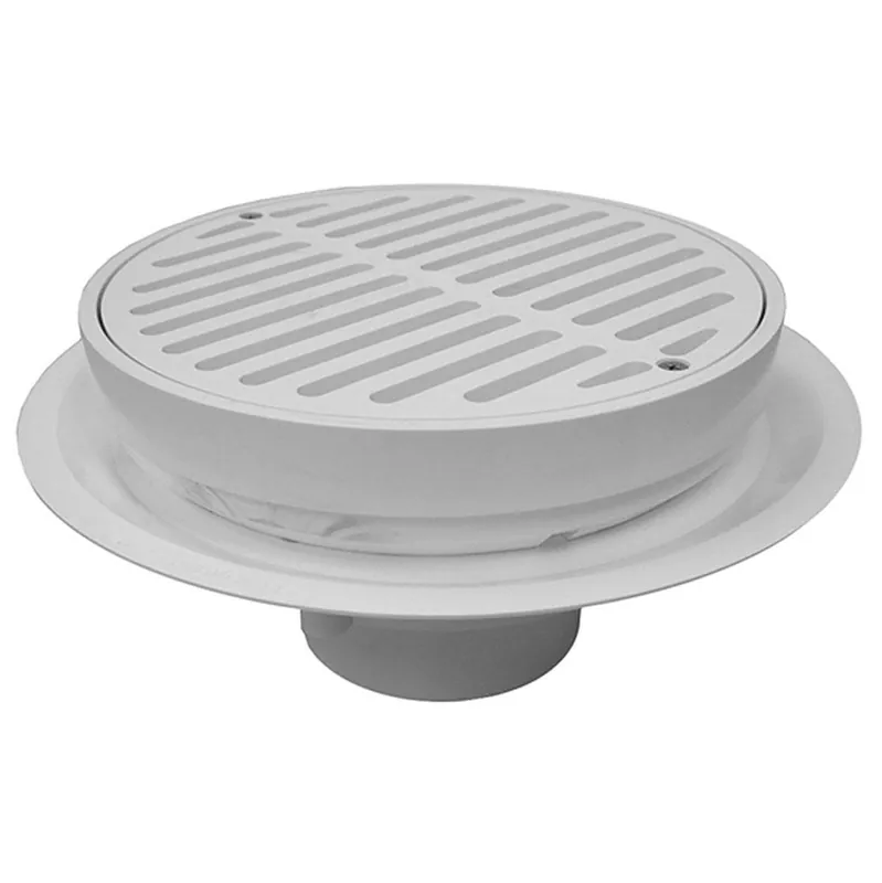 Jones Stephens D50682 6 Pvc Hd Flr Drn W/ Full Grat