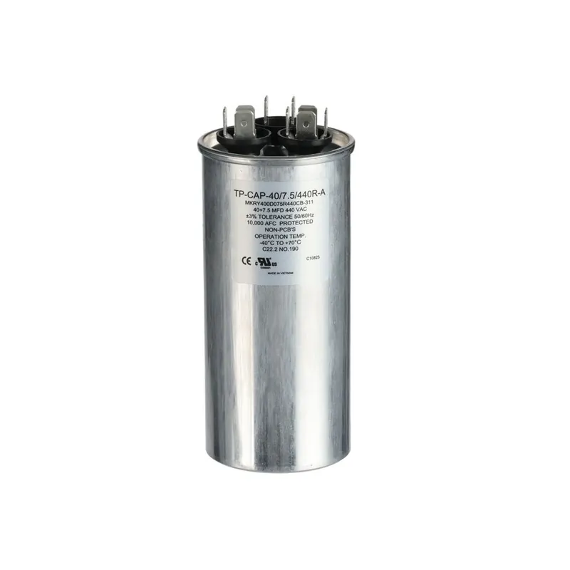 Tradepro TP-CAP-40/7.5/440R-A Run Capacitor 40/7.5mfd