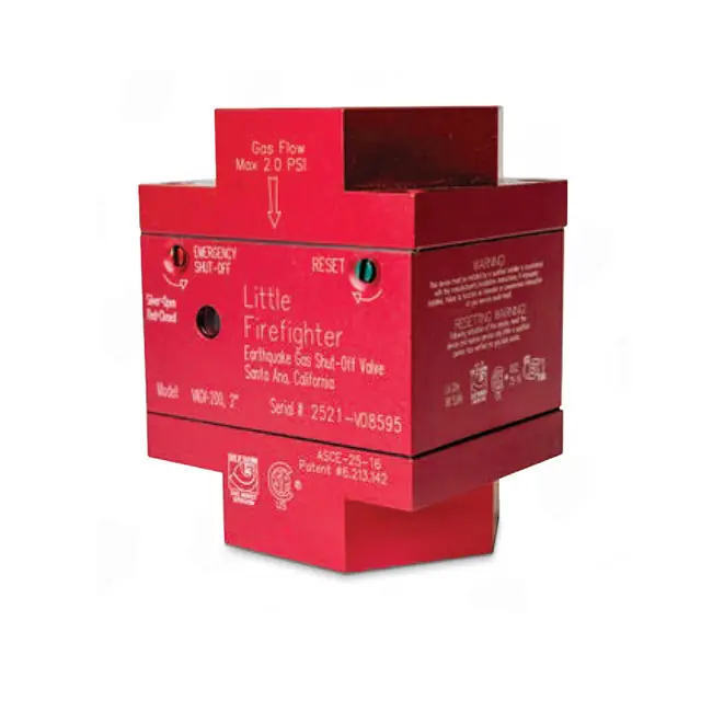Little Firefighter VAGV-200 Gas Safety Product High Pressure Vertical Valve