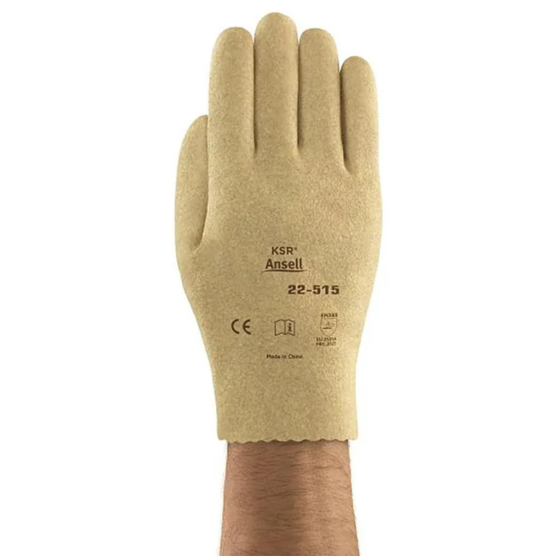 Ansell 203938 Ksr® Size 8 Pvc Fully Coated Work Gloves With Cotton Liner And Slip-On Cuff