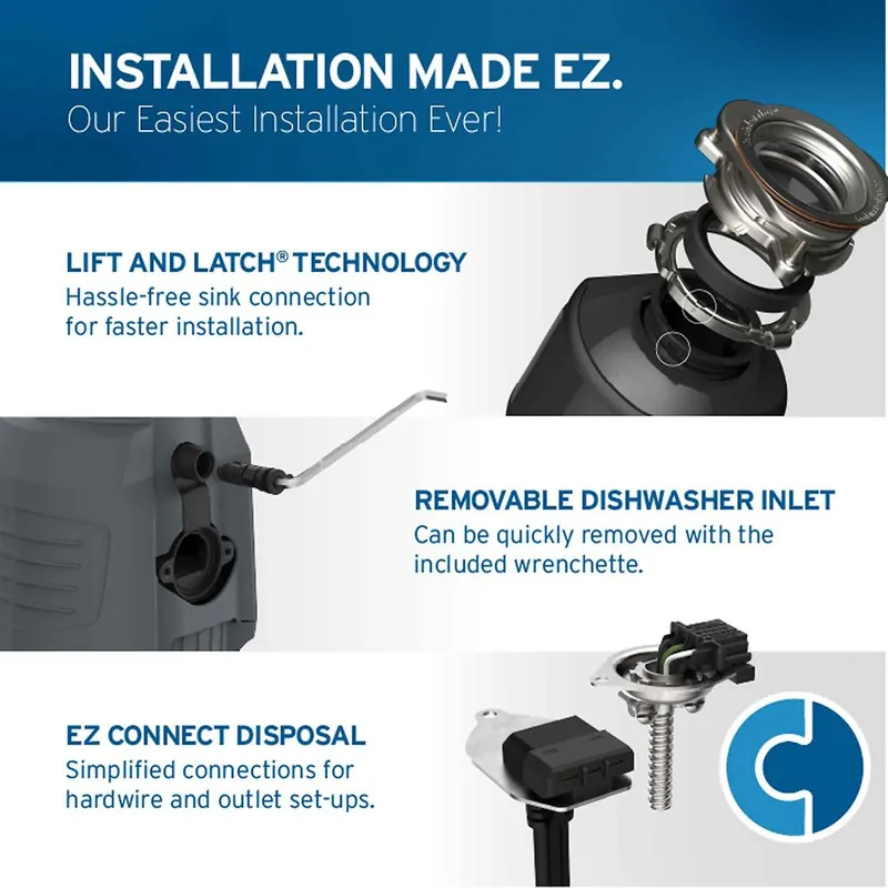 In-Sink-Erator PRO-750-N Pro 750 Garbage Disposal 3/4 HP