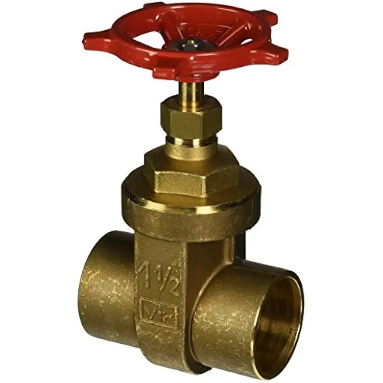 Red-White Valve 207AB-112 Lf Brass Gate Valve 1-1/2 inches