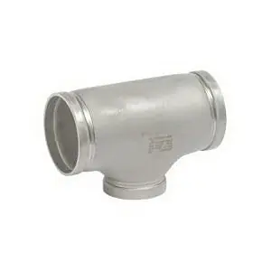 Victaulic FB76425X14 425 SS Reducing Tee, 2 x 2 x 1-1/2 in