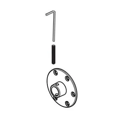 Delta Faucet DLRP100076RB Mounting Bracket For Use With 417 Transitional Decorative Ada Grab Bar