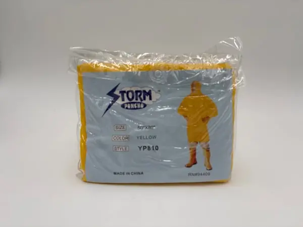 Pro-Edge 87-1600 Vinyl Rain Poncho