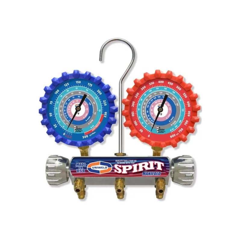 Uniweld A2LSM Spirit Manifold (R-32/R-454B/R-448A/R-410A) No Hoses