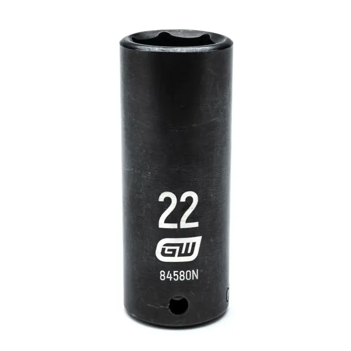 Apex 84580N 1/2 inches Drive 6 Point Deep Impact Metric Socket 22mm