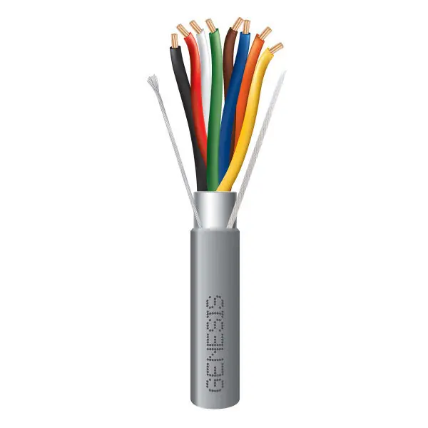 Genesis Cable 22075509 multiconductor shielded cable 22-7 8/C CU CL2R/FPLR/CMR OAS 500 FT
