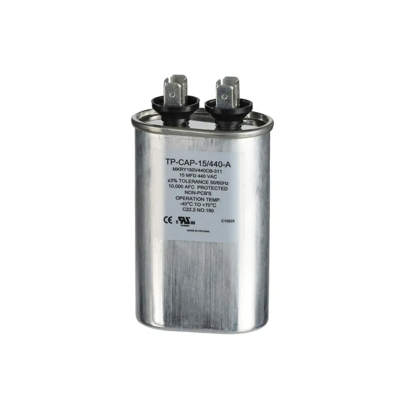 Tradepro TP-CAP-15/440 15 MFD 440 Volt Oval Run Capac TP-CAP-15/440-A