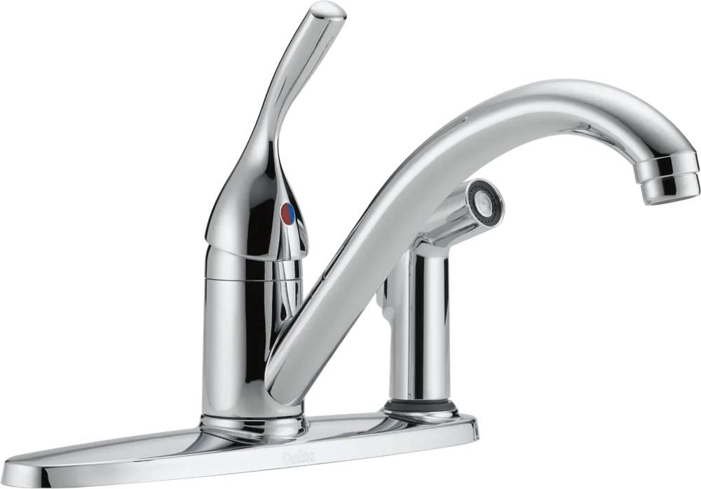 Delta Faucet DL300-DST Single Handle Kitchen Faucet with Integral Spray